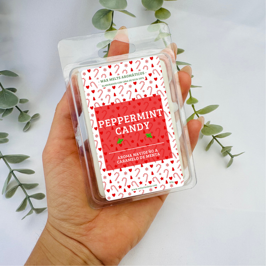 Wax Melt Peppermint Candy - Delicias de Temporada