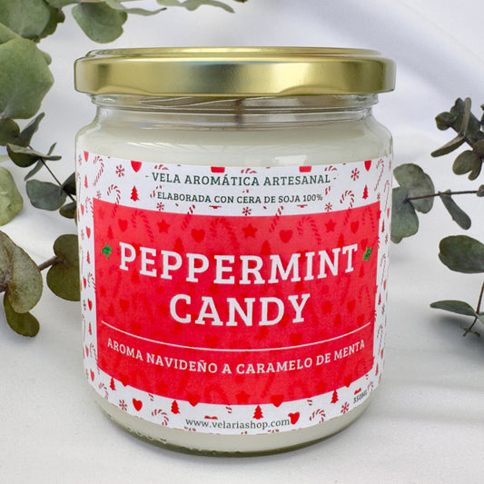 Vela Peppermint Candy - Delicias de Temporada